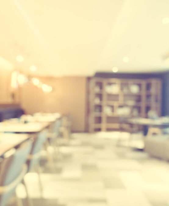 Abstract blur coffee shop and restaurant
